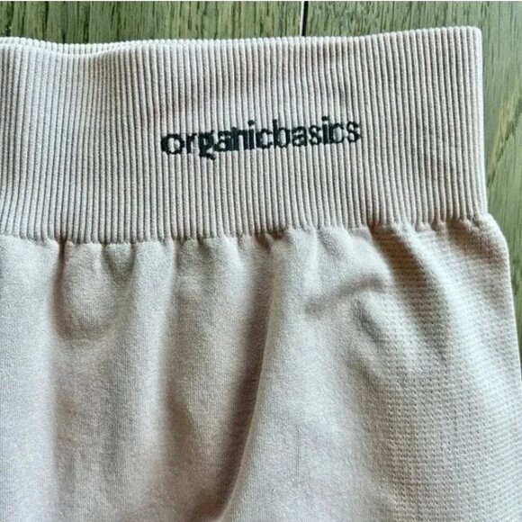 Organic Basics Recycled High-Waist Leggings Size XS-S Pink Beige Sustainable - Picture 2 of 9